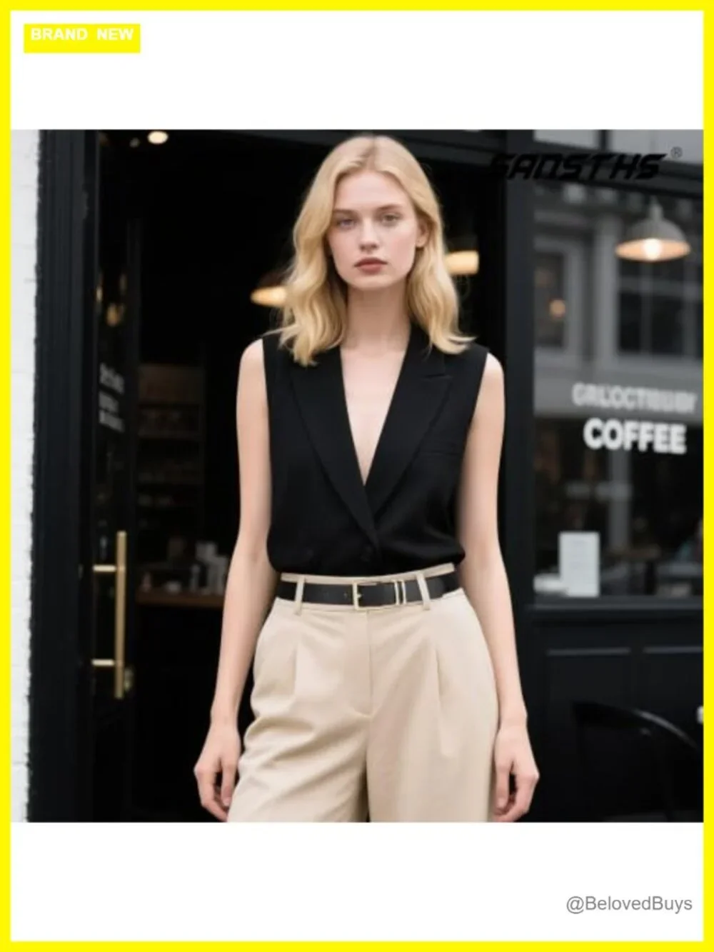 Faux Leather Women's Belt 3 Pack Gold Square Buckle